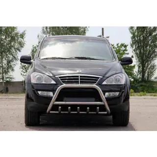 Paraurti Anteriore WT003 (Acciaio Inox) SsangYong Kyron 2005-2014 foto 4