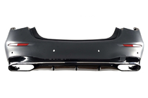 Mercedes S-class W223 2020- Paraurti Posteriore con Diffusore AMG-Line foto 1