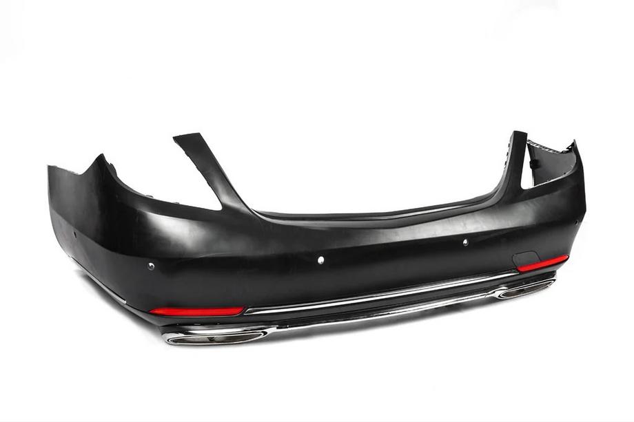 Mercedes S-class W222 2013-2022 Paraurti posteriore con diffusore Maybach (2018-2022) Foto 3
