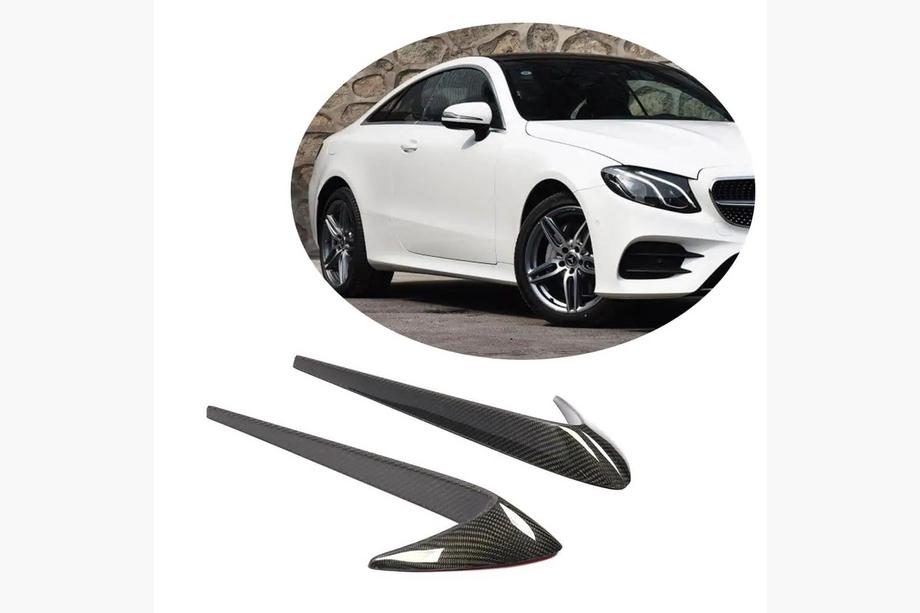 Mercedes E-class W213 2016-2023 Coperture parafanghi anteriori in carbonio Foto 2
