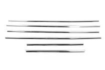 Toyota Land Cruiser 200 2007-2021 Modanature finestrini (6 pz, acciaio inox) foto 5