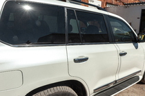 Toyota Land Cruiser 200 2007-2021 Modanature finestrini (6 pz, acciaio inox) foto 15