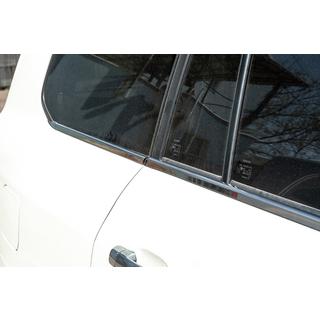 Modanature finestrini (6 pz, acciaio inox) Toyota Land Cruiser 200 2007-2021 foto 4