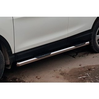 Barre Laterali (2017-2021, 2 pz, Acciaio Inox) Nissan Qashqai 2014-2021 foto 2
