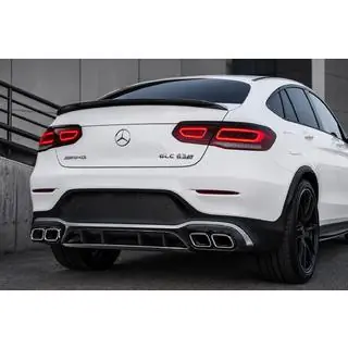 Diffusore Posteriore con Terminali Argento (Design AMG63 2020-2022) foto 4