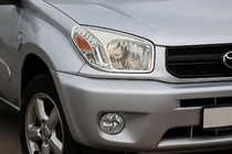 Toyota Rav 4 2001-2005 Coperture Fari Cromate (2 pz, Plastica) 2003-2006 foto 1