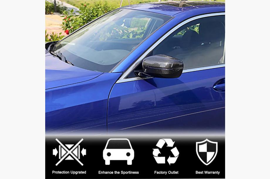 BMW 4 Series G22/23/26 2020- Calotte Specchietti M-Look V1 (Carbonio) Foto 2