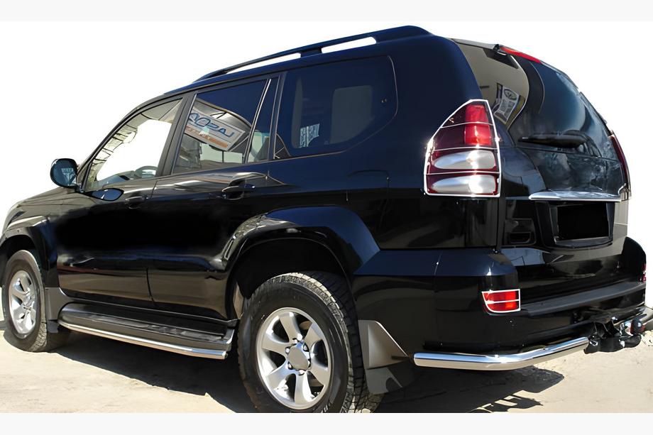 Toyota Land Cruiser Prado 120 2002-2009 Angolari posteriori AK003 (2 pz, acciaio inox) Foto 1