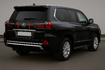 Lexus LX570/450d 2008-2022 Copertura bagagliaio sopra targa BlackEdition (per 2016+) foto 1