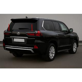 Coperture Cromate Fanali Posteriori BlackEdition (per 2016+) Lexus LX570/450d 2008-2022 foto 1