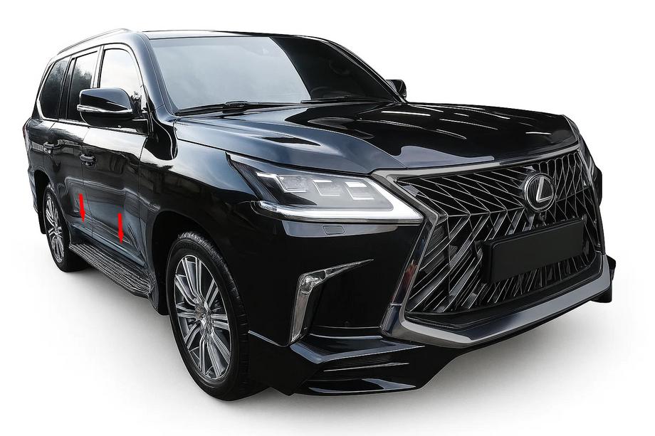 Lexus LX570/450d 2008-2022 Coperture modanature BlackEdition (per 2016+) Image