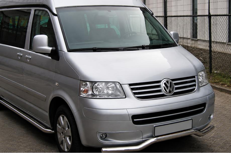 Volkswagen T5 Caravelle 2004-2010 Protezione anteriore Wave ST007 (acciaio inox) Image