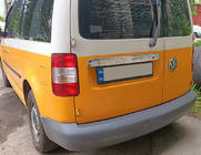 Volkswagen Caddy 2004-2010 Modanatura cromata sopra la targa (2 porte, acciaio inox) foto 1