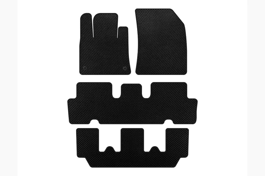 Citroen C-4 Picasso 2013–2022 Tappetini EVA V1 (3 File, Nero) Foto 1