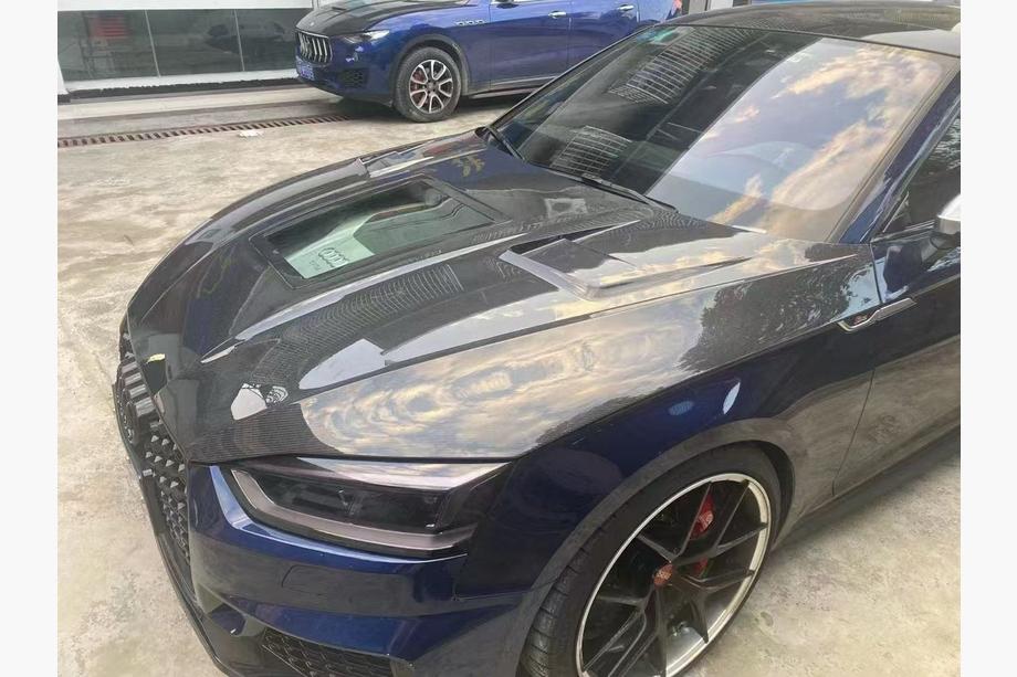 Audi A5 2016-2025 Cofano Carbonio V1 (2020-2024) Foto 1
