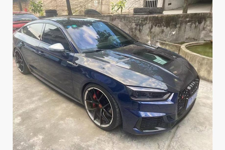 Audi A5 2016-2025 Cofano Carbonio V1 (2020-2024) Foto 4