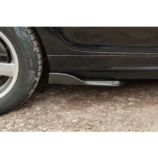 Prolunghe universali minigonne laterali Flap Tipo-E (2 pz, nero lucido, plastica ABS) foto 3