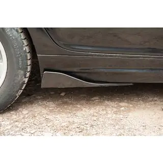 Estensioni universali minigonne laterali Flap Tipo-B (2 pz, nero lucido, plastica ABS) foto 1