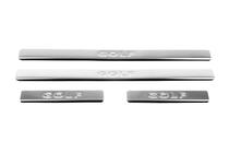 Volkswagen Golf 7/E-Golf 2012-2020 Battitacco OmsaLine V1 (4 pz, acciaio inox) foto 2
