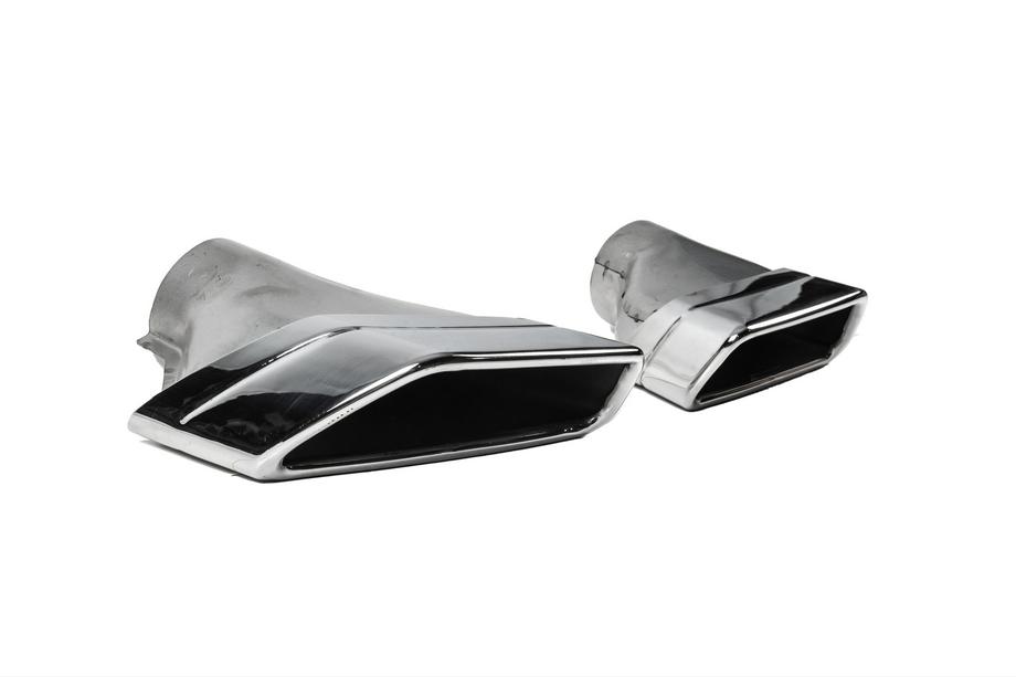BMW Serie 5 G30/G31 2017–2023 Terminali di scarico M-Performance Silver (2 pz) Foto 3
