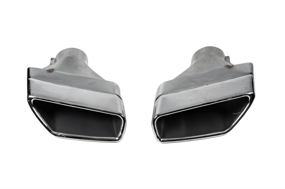 BMW Serie 5 G30/G31 2017–2023 Terminali di scarico M-Performance Silver (2 pz) Foto 4