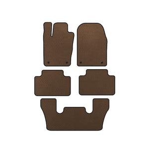 Tappetini EVA (3 File, Marrone)