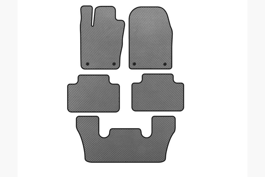 Dodge Durango 2010- Tappetini EVA (3 File, Grigio) Image