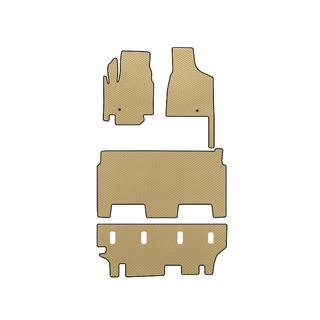 Tappetini EVA (2008-2020, 3 file, 8 posti/Allestimento SXT, Beige) Dodge Grand Caravan V 2008-2020