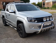Volkswagen Amarok 2010-2022 Paraurti Anteriore WT003 (Acciaio Inox) foto 6
