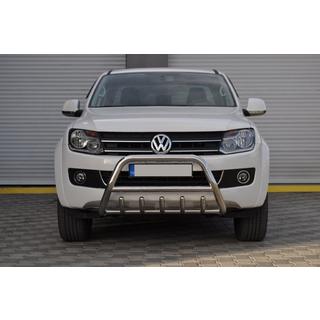 Paraurti Anteriore WT003 (Acciaio Inox) Volkswagen Amarok 2010-2022 foto 4