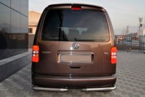 Volkswagen Caddy 2010-2015 Angolari posteriori AK003 (2 pz, acciaio inox) foto 2