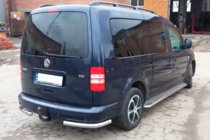 Volkswagen Caddy 2010-2015 Angolari posteriori AK003 (2 pz, acciaio inox) foto 6