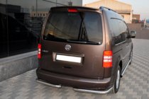 Volkswagen Caddy 2004-2010 Angolari posteriori AK003 (2 pz, acciaio inox) foto 2