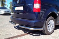 Volkswagen Caddy 2004-2010 Angolari posteriori AK003 (2 pz, acciaio inox) foto 5