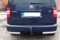 Volkswagen Caddy 2004-2010 Angolari posteriori AK003 (2 pz, acciaio inox) foto 6