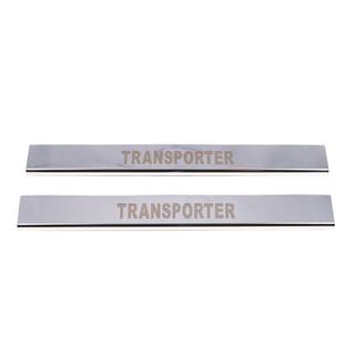 Battitacco VIP (2 pz, acciaio inox) Volkswagen T4 Transporter 1990-2003 foto 2