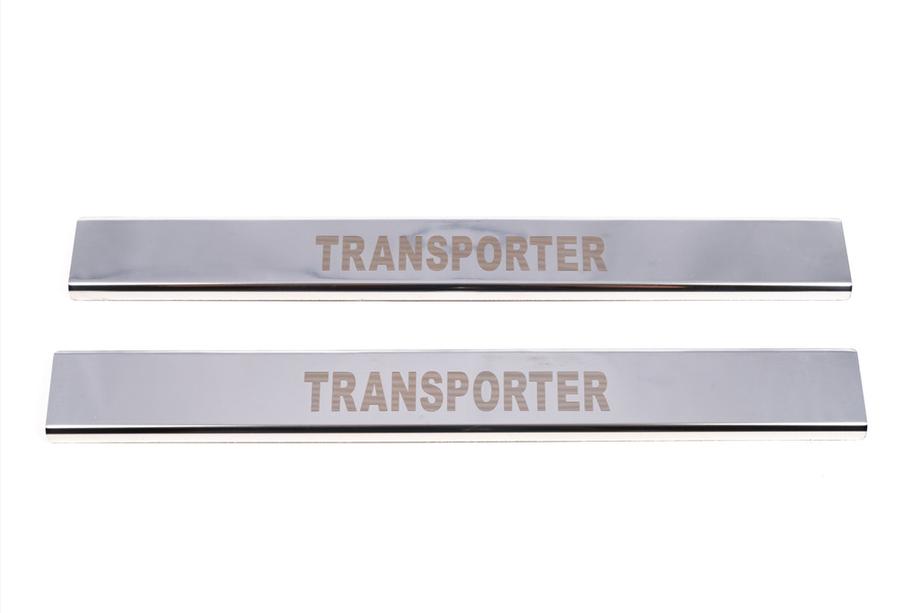 Volkswagen T4 Transporter 1990-2003 Battitacco VIP (2 pz, acciaio inox) Foto 2