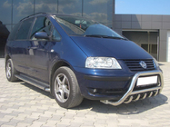 Volkswagen Sharan 1995-2010 Paraurti Anteriore WT003 (Acciaio Inox) foto 3
