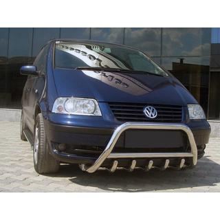 Paraurti Anteriore WT003 (Acciaio Inox) Volkswagen Sharan 1995-2010 foto 1