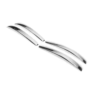 Angolari paraurti anteriore in acciaio inox (4 pz) foto 3