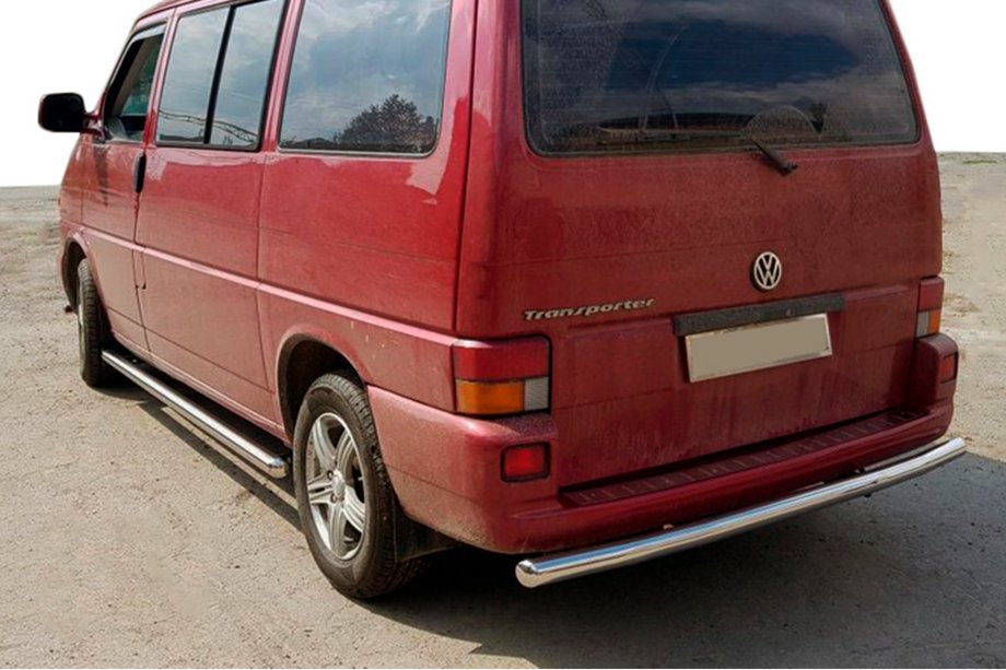 Volkswagen T4 Transporter 1990-2003 Barra Posteriore AK002 (Acciaio Inox) Image