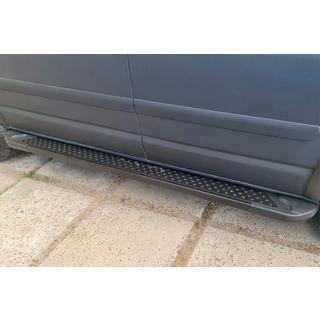 Pedane laterali tipo X5 nero (2 pz, alluminio) foto 2