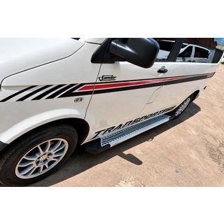 Pedane Laterali Line-Type (2 pz, Alluminio) Volkswagen T5 2010-2015 foto 1