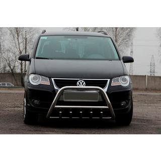Paraurti Anteriore WT003 (Acciaio Inox) Volkswagen Touran 2003-2010 foto 1