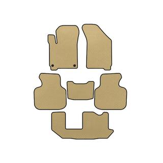 Tappetini EVA (2011-2020, 3 file, 7 posti, Beige) Dodge Journey 2008-2020