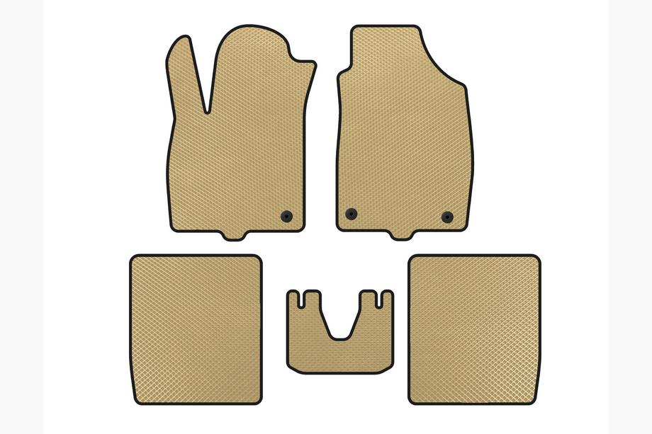 Fiat Panda 2003-2011 Tappetini EVA (Beige) Image