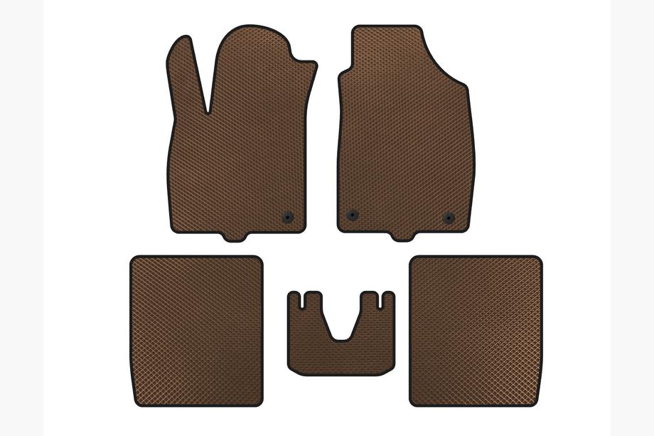 Fiat Panda 2003-2011 Tappetini EVA (Marrone) Image