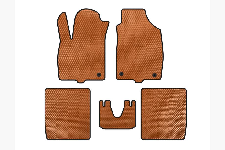 Fiat Panda 2003-2011 Tappetini EVA (Arancione) Image