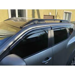 Deflettori finestrini con profilo cromato (4 pz, Niken) foto 1
