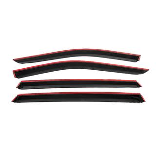 Deflettori finestrini con profilo cromato (4 pz, Niken) Skywell ET5/Skyworth EV6 2021- foto 4